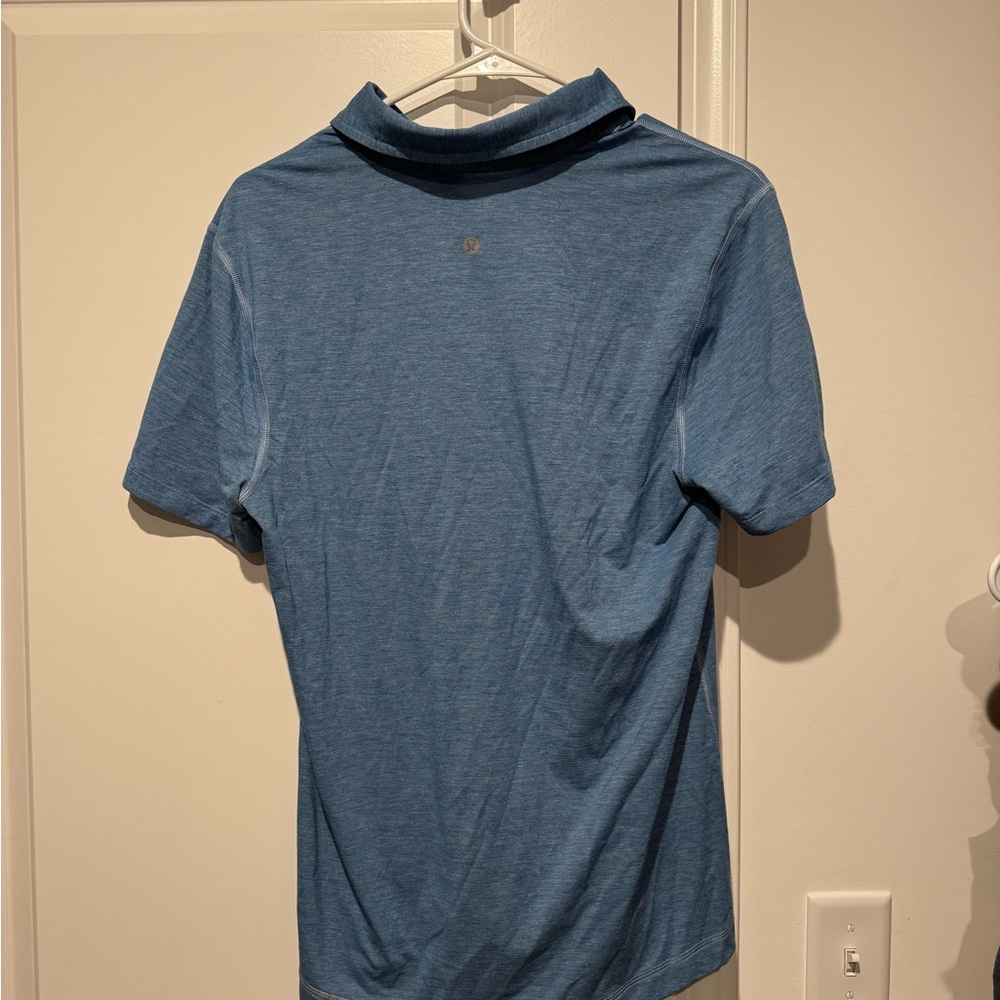 LuluLemon blue polo